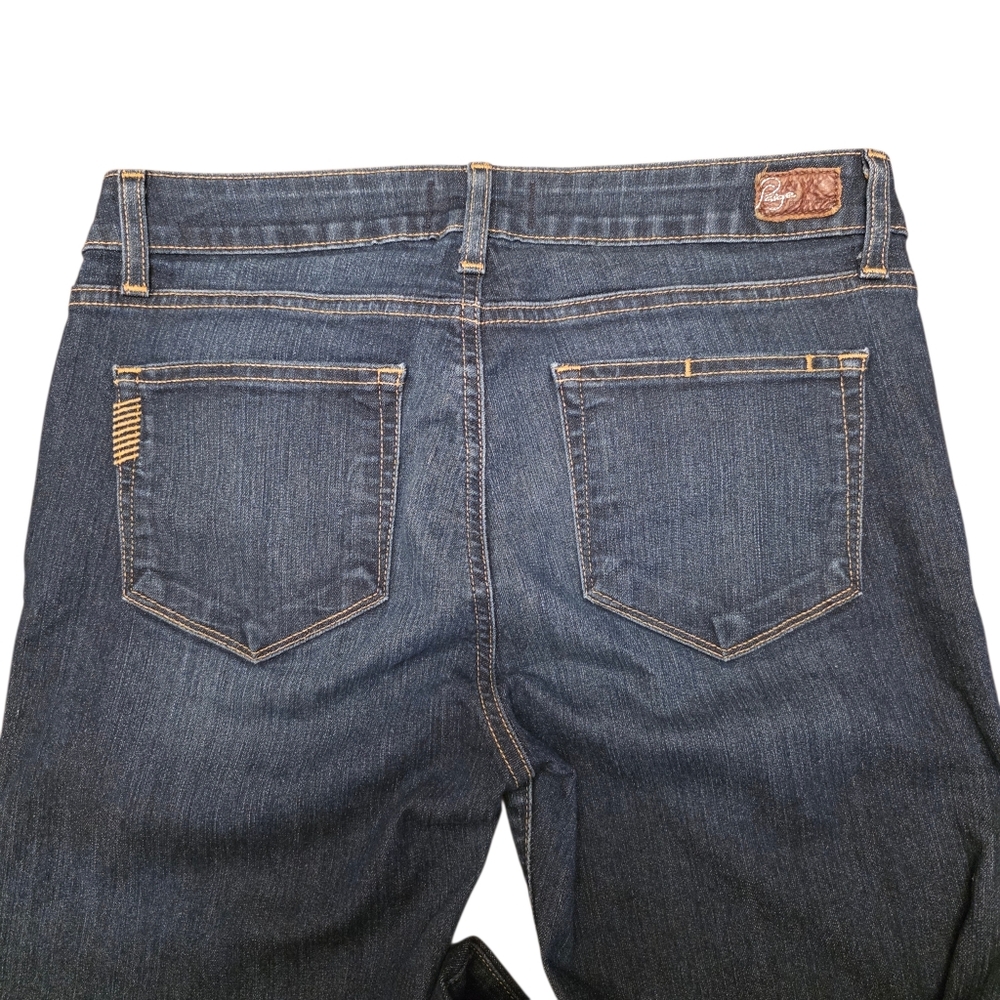 Paige Ankle Zipper Women's Blue Skinny Jeans Slim Size 31 - Picture 8 of 12